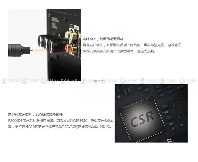 漫步者 EDIFIER 电脑音箱 R2000DB经典 5英寸2.0音响终结者 经典版 